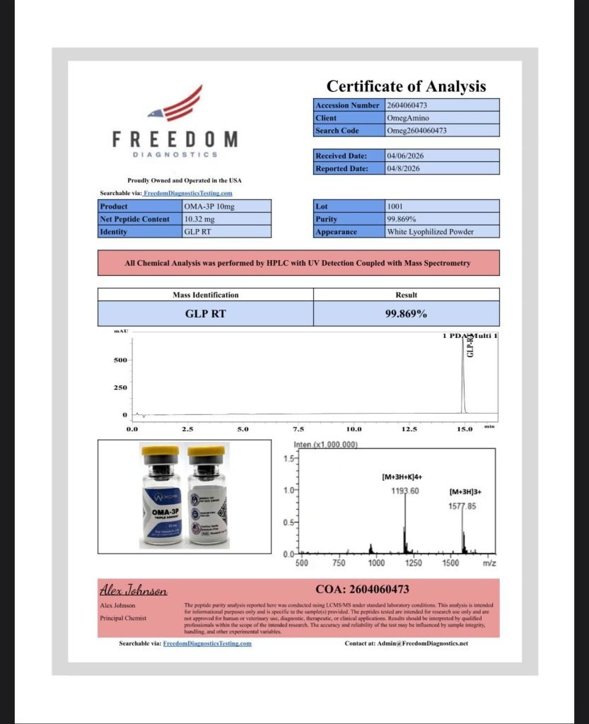 OmA – 3p 10 certificate of analysis — lab scan 3 of 4